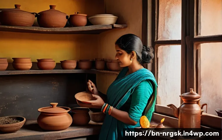 에너지 절약을 위한 요리법 실험 기록 - A cozy kitchen scene featuring a Bengali woman cooking on a traditional gas stove with medium flame,...